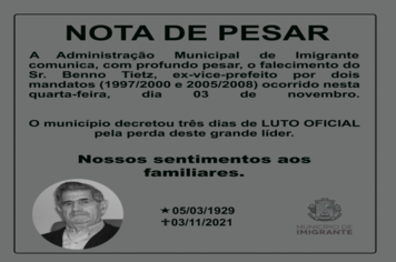 Nota de Pesar