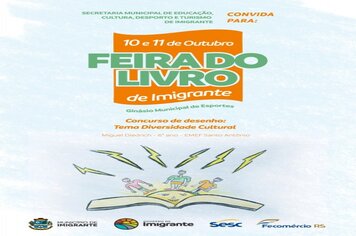 Feira do Livro de Imigrante será nos dias 10 e 11 de outubro