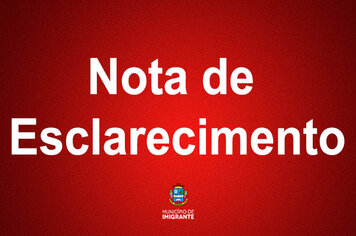 Nota de Esclarecimento