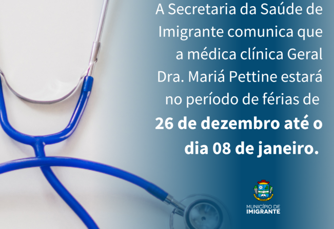 Férias Dra. Mariá