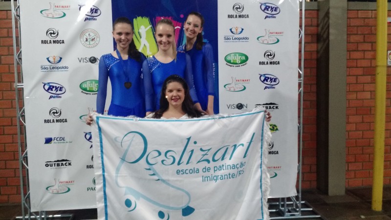 Patinadoras da Deslizart conquistaram prêmios na Copa Mercosul