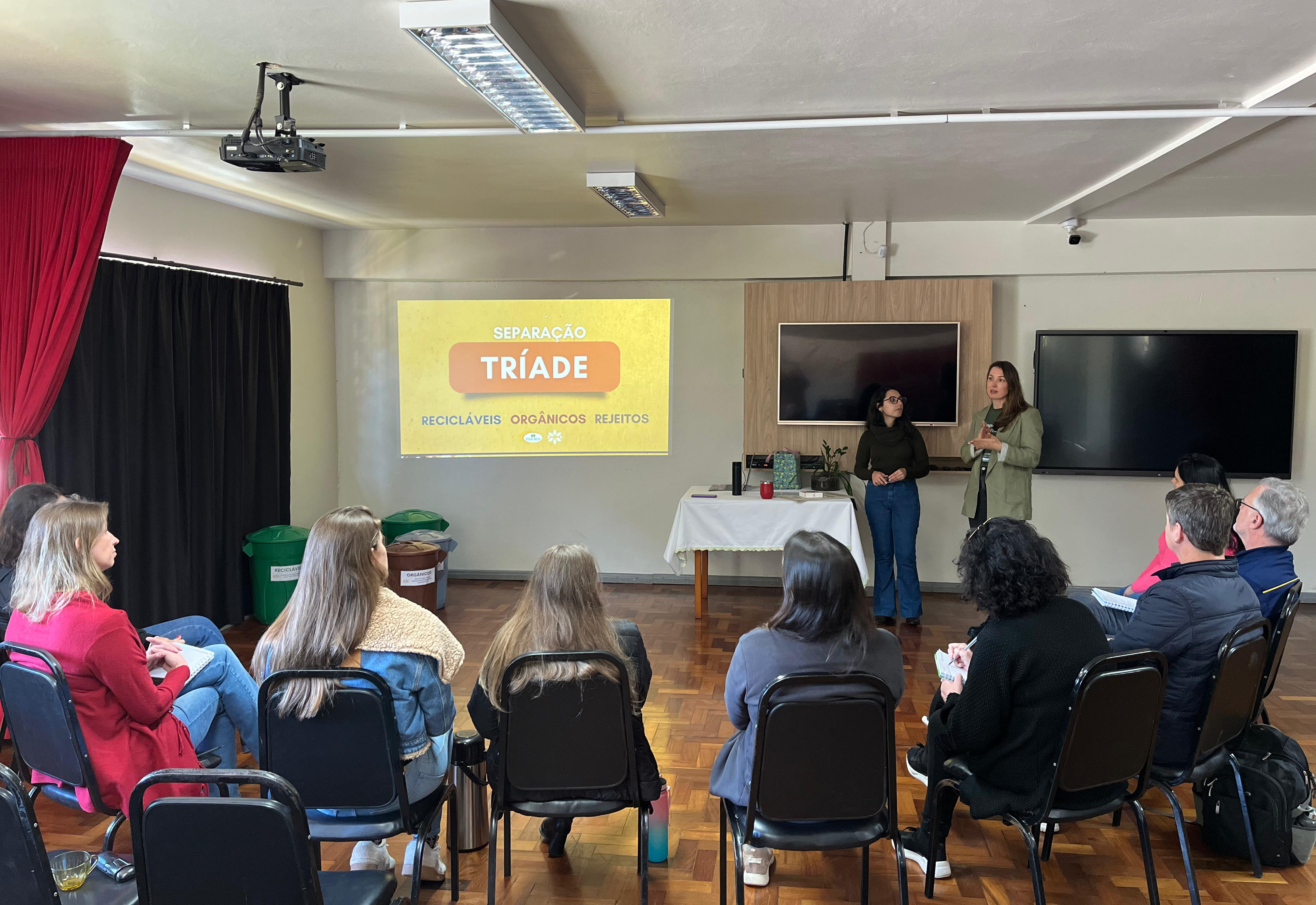 EMEF Santo Antônio participa de capacitação para se tornar Escola Lixo Zero