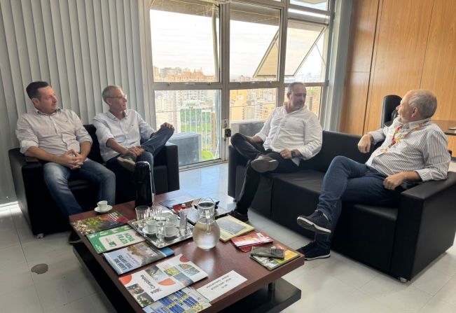 Acadroli e Heck visitam o secretário Mallmann