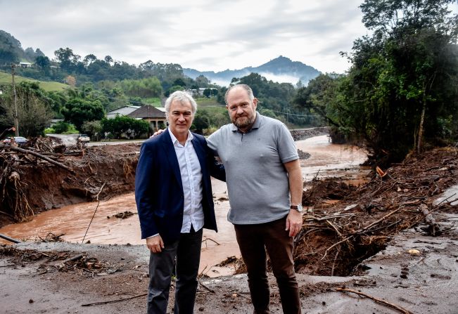 Prefeito de Xanxerê visita Imigrante